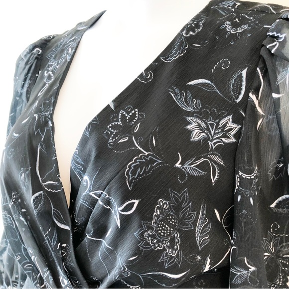 Anthropology’s Lovely Floral Print Halogen Brand Dress. Size: Small - Picture 3 of 15